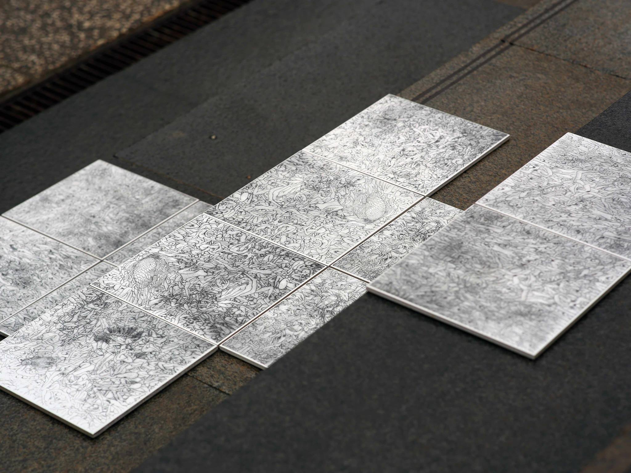 Combination of tiles